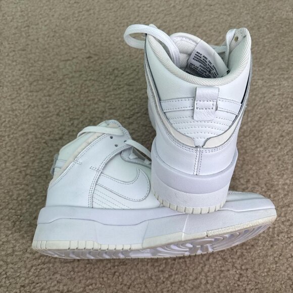 Nike Dunk High Up Rebel Summit Women's Shoes Size 7 White DH3718-100 - Picture 7 of 7